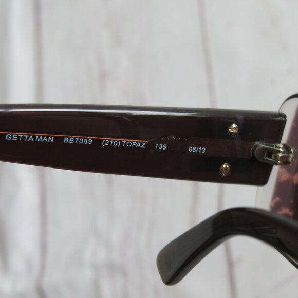 Bebe Getta Man BB7089 Topaz/ Brown Gradient Sunglasses - Picture 6 of 8